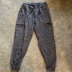Grey joggers size L